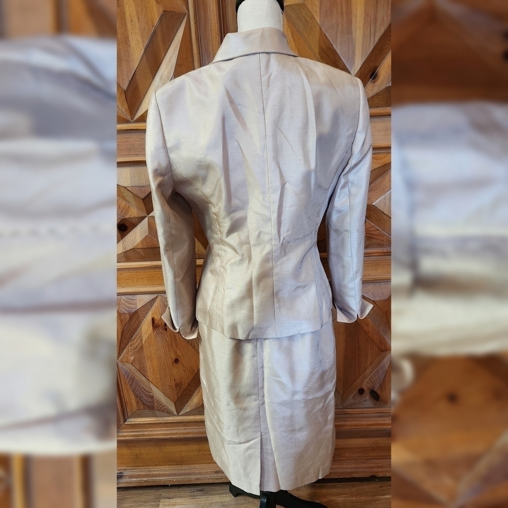 Le Suit Skirt Set Sz 10 - Picture 5 of 6